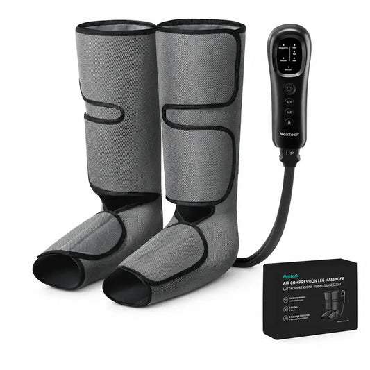 Nekteck Air Compression Leg Massager – 3 Massage Levels with Auto Shut-Off