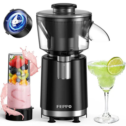 FEPPO 2-in-1 Snow Cone & Smoothie Maker – 700W Shaved Ice & Frozen Drink Blender