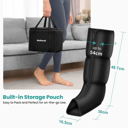 Nekteck Air Compression Leg Massager – 3 Massage Levels with Auto Shut-Off