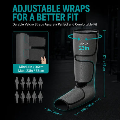 Nekteck Air Compression Leg Massager – 3 Massage Levels with Auto Shut-Off