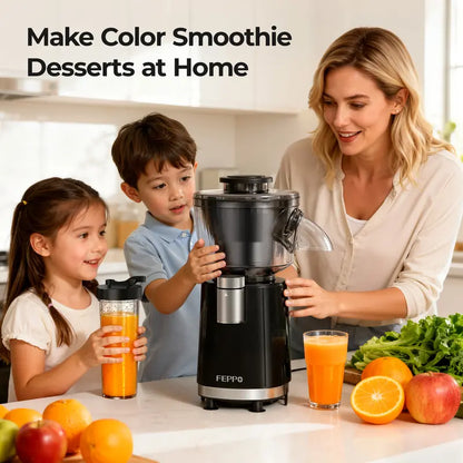 FEPPO 2-in-1 Snow Cone & Smoothie Maker – 700W Shaved Ice & Frozen Drink Blender