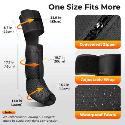 Nekteck Air Compression Leg Massager – 3 Massage Levels with Auto Shut-Off