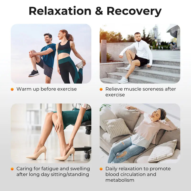 Nekteck Air Compression Leg Massager – 3 Massage Levels with Auto Shut-Off