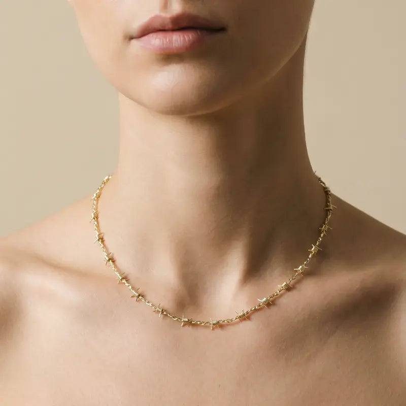 Barbed Wire Choker Necklace – Danielle Guizio x The M Jewelers
